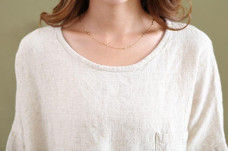 Buddha Trends Loose Cotton and Linen Shirt  | Zen