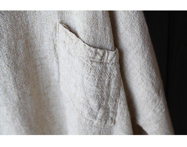 Buddha Trends Loose Cotton and Linen Shirt | Zen