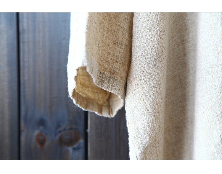 Buddha Trends Loose Cotton and Linen Shirt | Zen