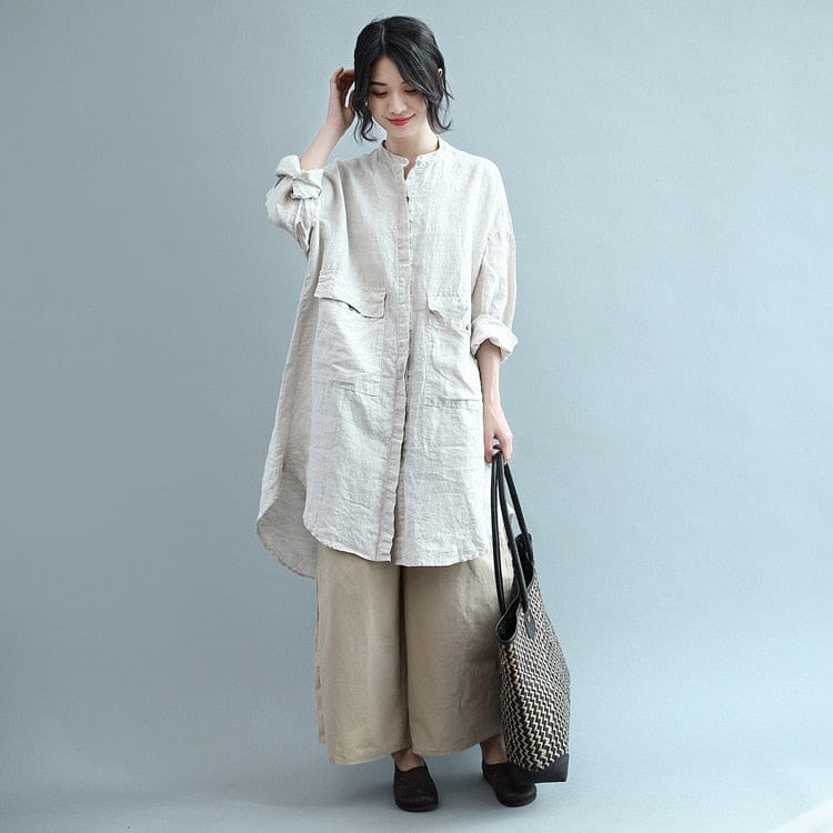 Buddha Trends Minimalist Oversized Blouse