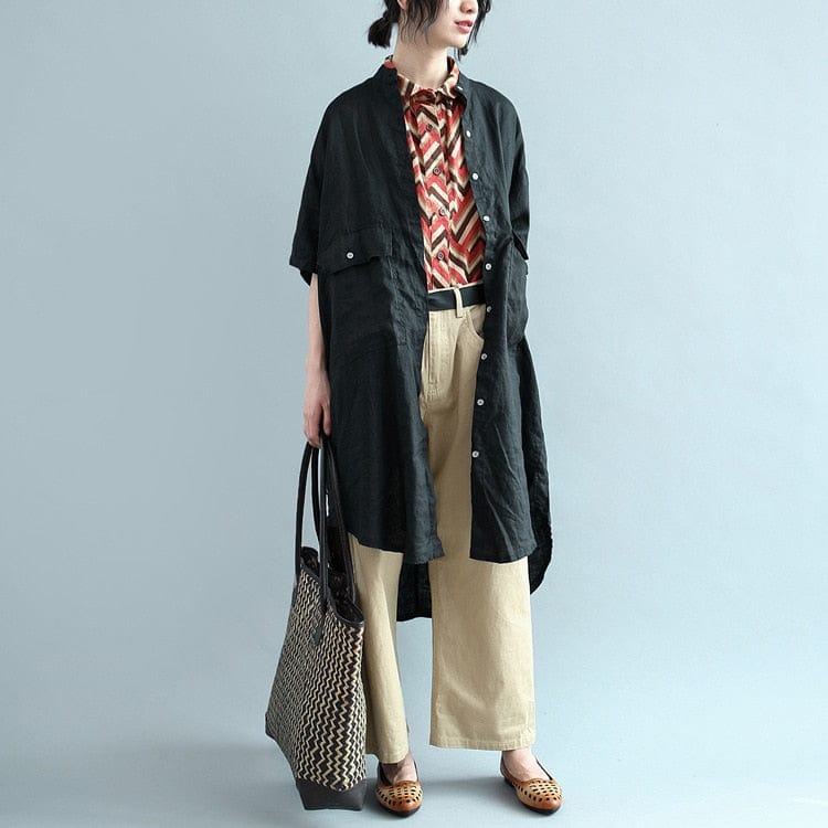 Buddha Trends Minimalist Oversized Blouse