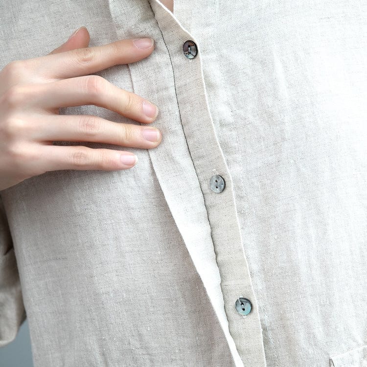 Buddha Trends Minimalist Oversized Blouse