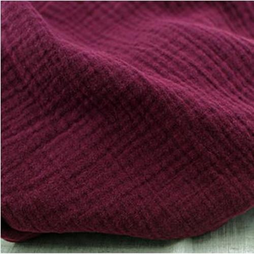 Buddha Trends overall dress Burgundy / XL Casual Cotton Linen Overall Dress