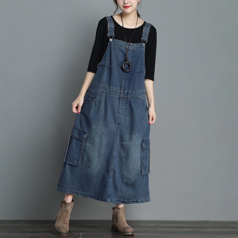 Denim Overall Dress Buddhatrends Denim Overall Dress Buddhatrends