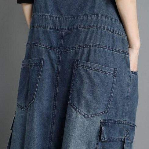 Buddha Trends overall dress On Time Denim Overall Dress
