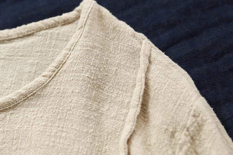 Buddha Trends Oversized Long Linen Shirt | Zen