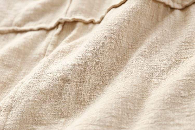Buddha Trends Oversized Long Linen Shirt | Zen