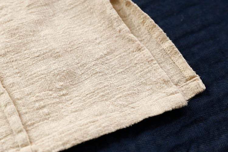 Buddha Trends Oversized Long Linen Shirt | Zen
