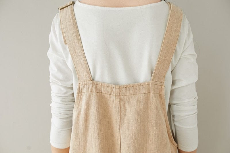 Buddha Trends Patchwork Oversized Denim Overall