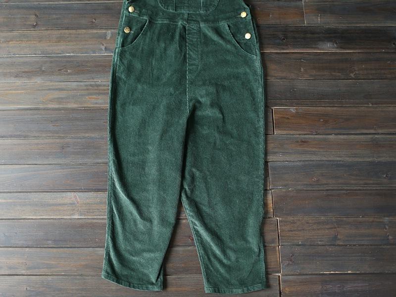 Buddha Trends Plus Size 90s Corduroy Overalls
