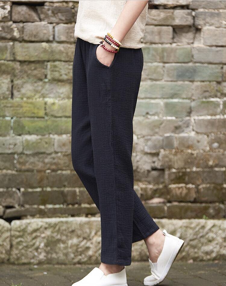 Buddha Trends Plus Size Linen Pants