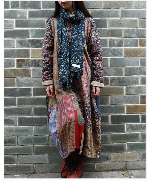 Buddha Trends Random Patchwork Vintage Hippie Jacket