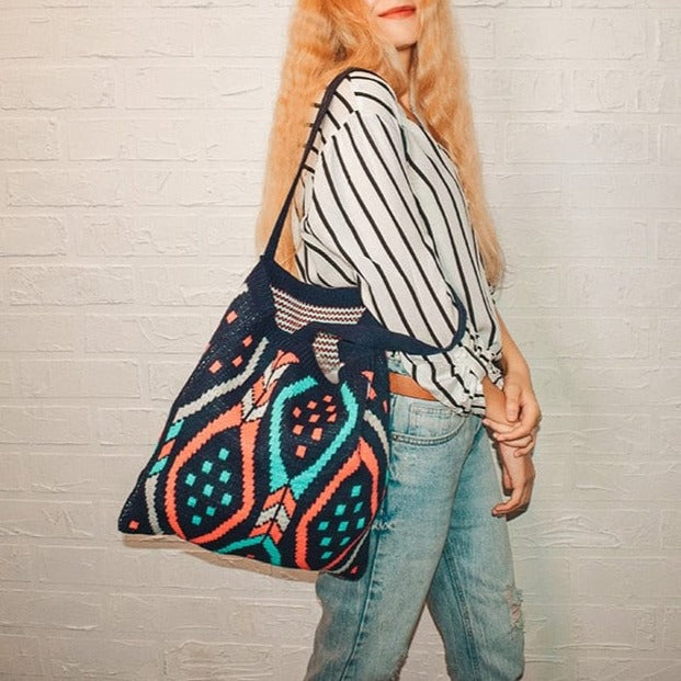 Buddha Trends Ready Override Cotton Canvas Shoulder Bags