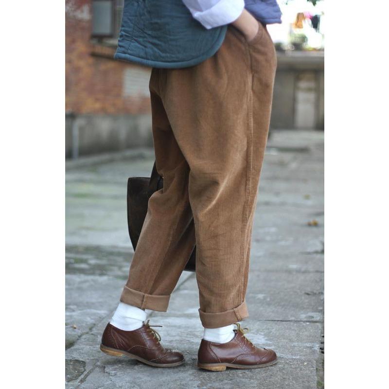 Buddha Trends Retro Corduroy Loose Trousers