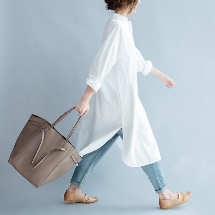 Buddha Trends Tops Honest Promise Long White Shirt