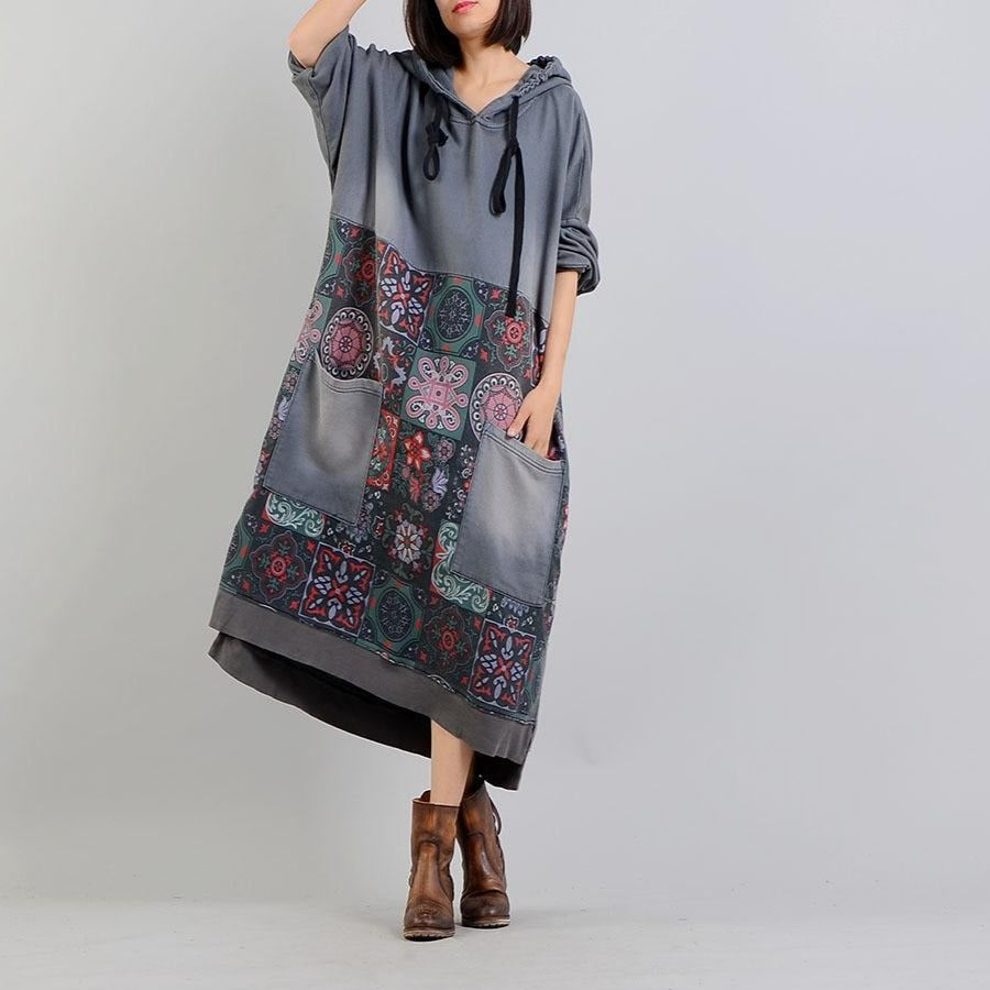 Oversized Long Hippie Dresses