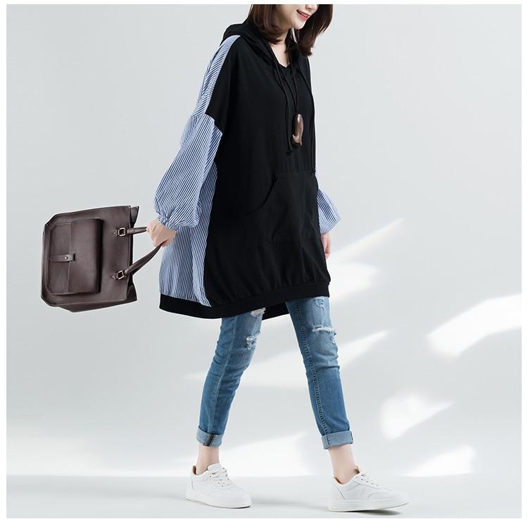 Oversized Loose Hooded Sweater