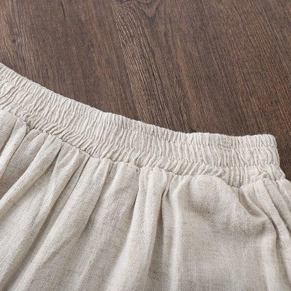 Buddha Trends Zen Garden Cotton & Linen Palazzo Pants | Zen