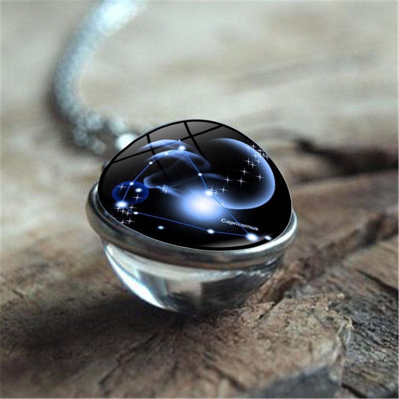 Buddhatrends 12 Constellation Dome Necklace