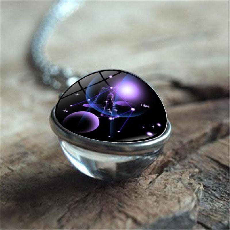 Buddhatrends 12 Constellation Dome Necklace