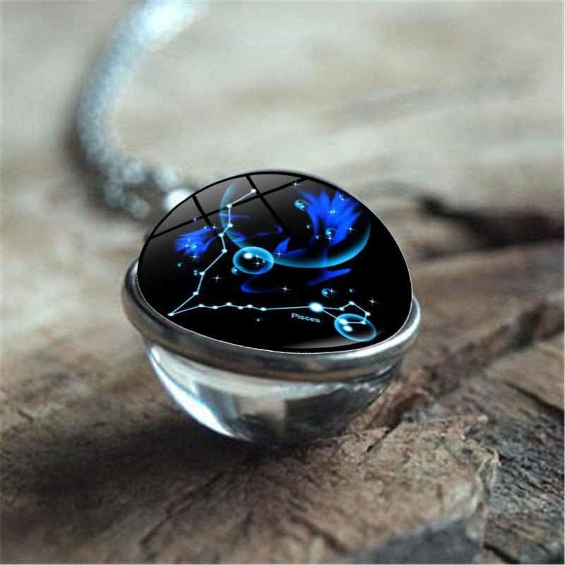 Buddhatrends 12 Constellation Dome Necklace