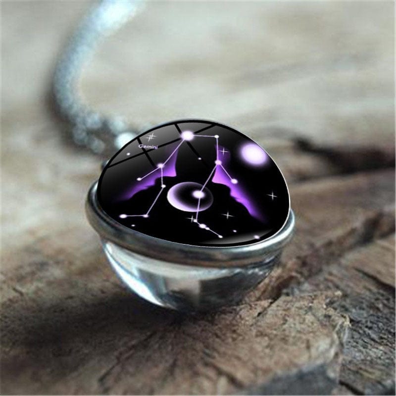 Buddhatrends 12 Constellation Dome Necklace