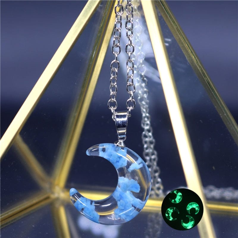 Buddhatrends 8 Blue Sky White Cloud Chain Necklace