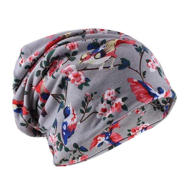 Buddhatrends Beanie Hats Birds & Flowers Beanie Hat