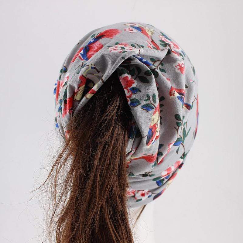 Buddhatrends Beanie Hats Birds & Flowers Beanie Hat