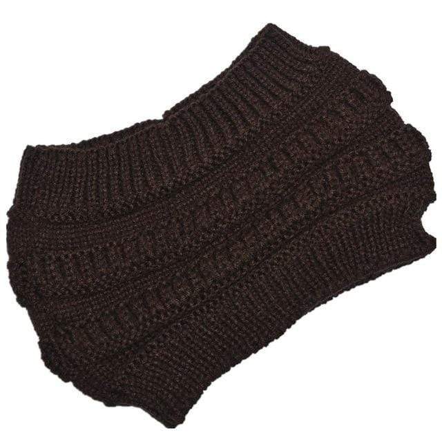 Buddhatrends Beanie Hats coffee / One Size Winter Knitted Headband