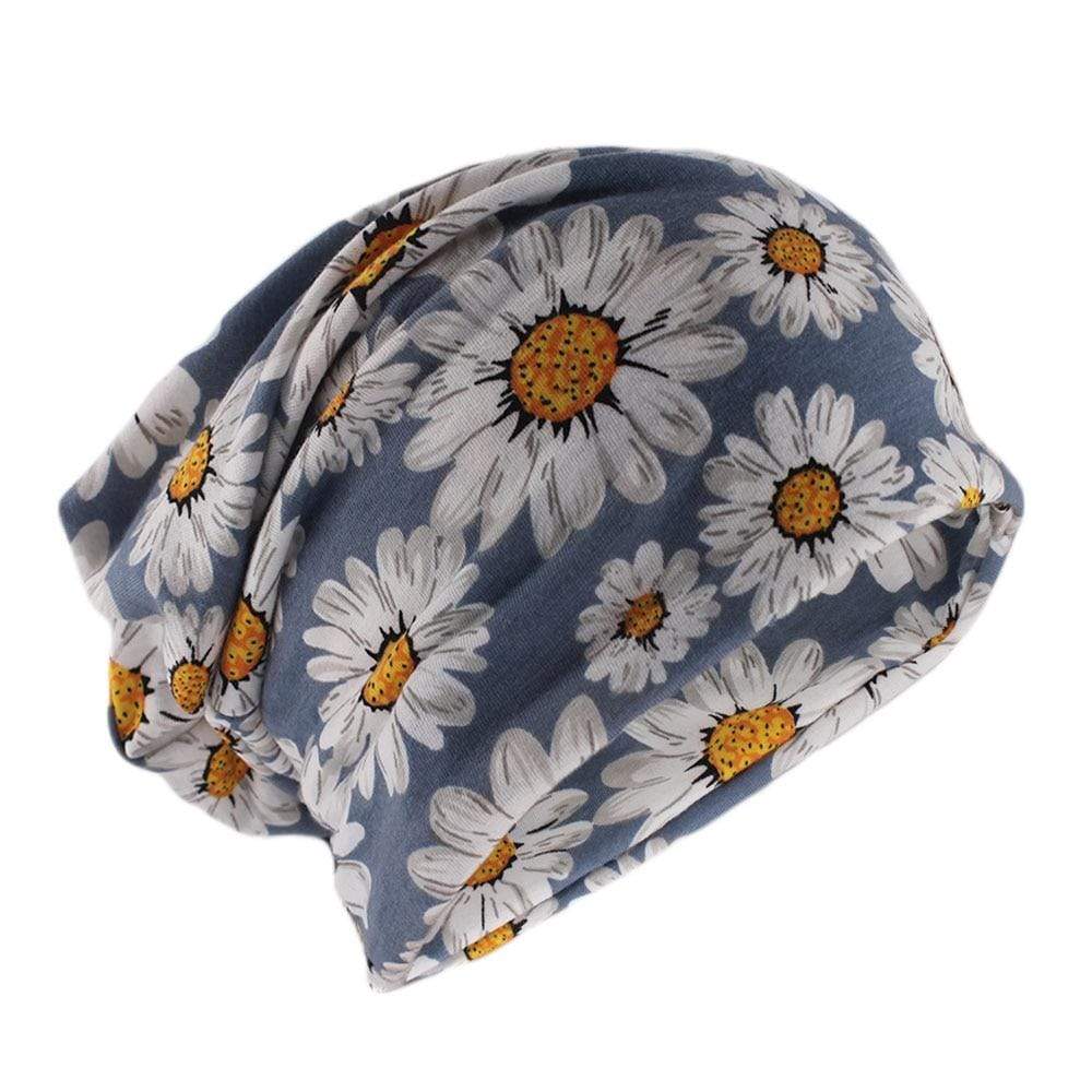 Buddhatrends Beanie Hats Daisy / 54-60cm Daisy Floral Beanie Hats