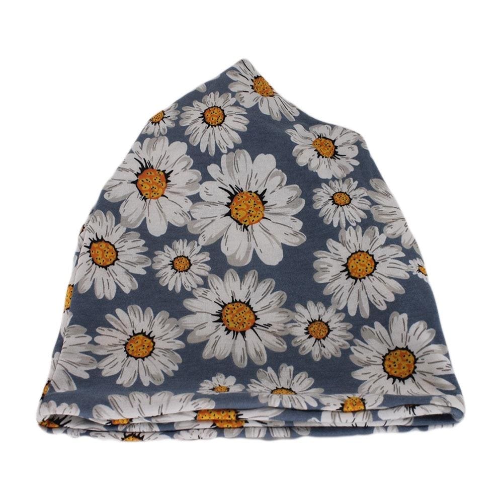Buddhatrends Beanie Hats Daisy / 54-60cm Daisy Floral Beanie Hats