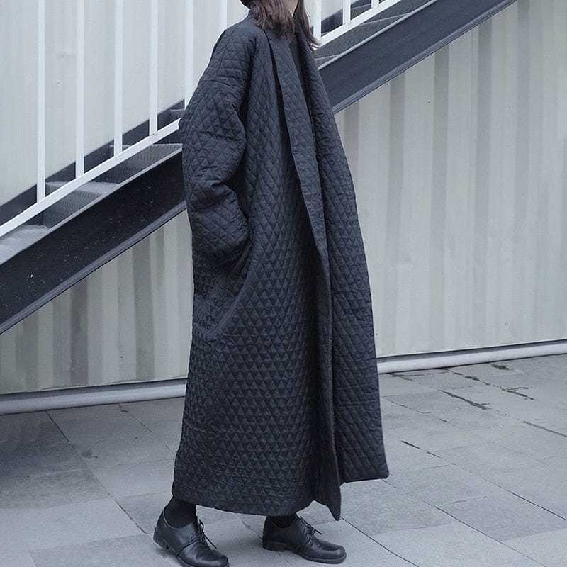 Buddhatrends Black Diamond Winter Coat | Millennials
