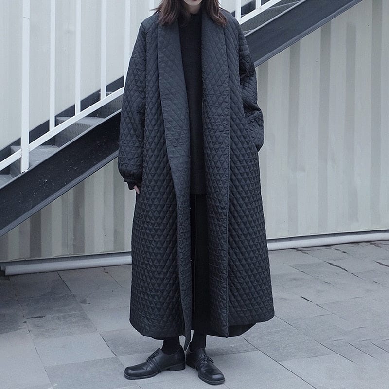 Buddhatrends Black Diamond Winter Coat | Millennials