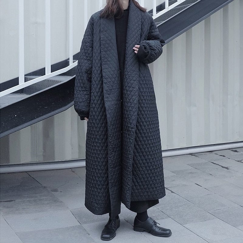 Buddhatrends Black Diamond Winter Coat | Millennials