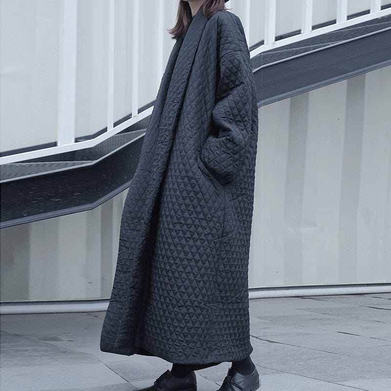 Buddhatrends Black Diamond Winter Coat | Millennials