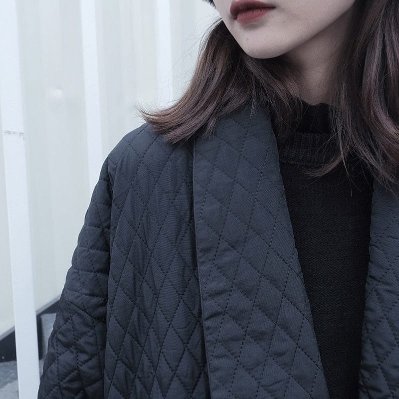 Buddhatrends Black Diamond Winter Coat | Millennials