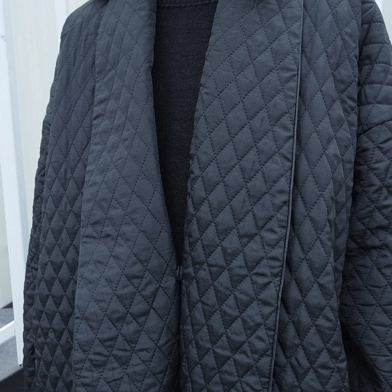 Buddhatrends Black Diamond Winter Coat | Millennials