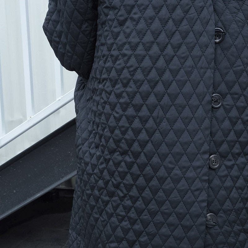 Buddhatrends Black Diamond Winter Coat | Millennials