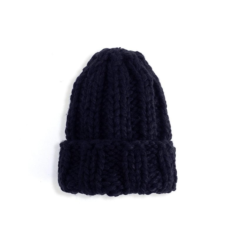Buddhatrends Black Winter Warm Knitted Hat