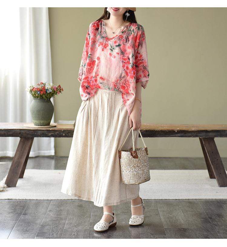 Buddhatrends Blouse Bailey Vintage Floral Blouse
