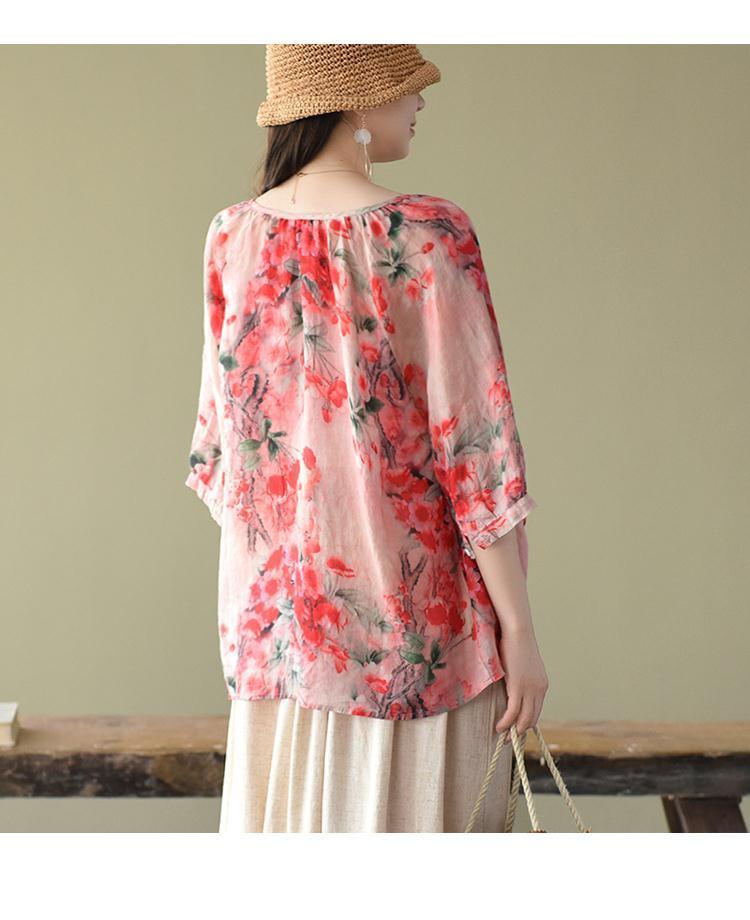 Buddhatrends Blouse Bailey Vintage Floral Blouse