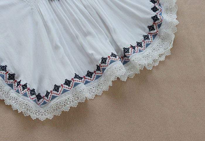 Buddhatrends Blouse Bohemian Embroidered Blouse