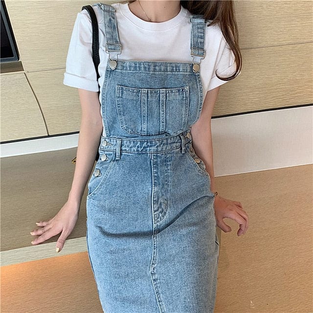 Buddhatrends blue / M Dream Denim Dress (3D) Overall