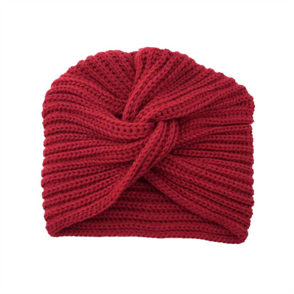 Buddhatrends Bohemian Knitted Cross Wrap Hat