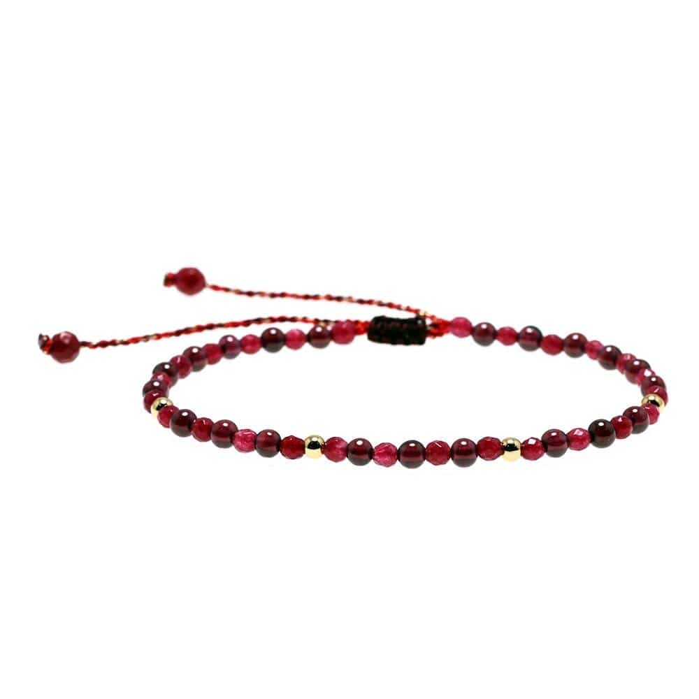 Buddhatrends Bracelet Natural Stone Red String Handmade Bracelets