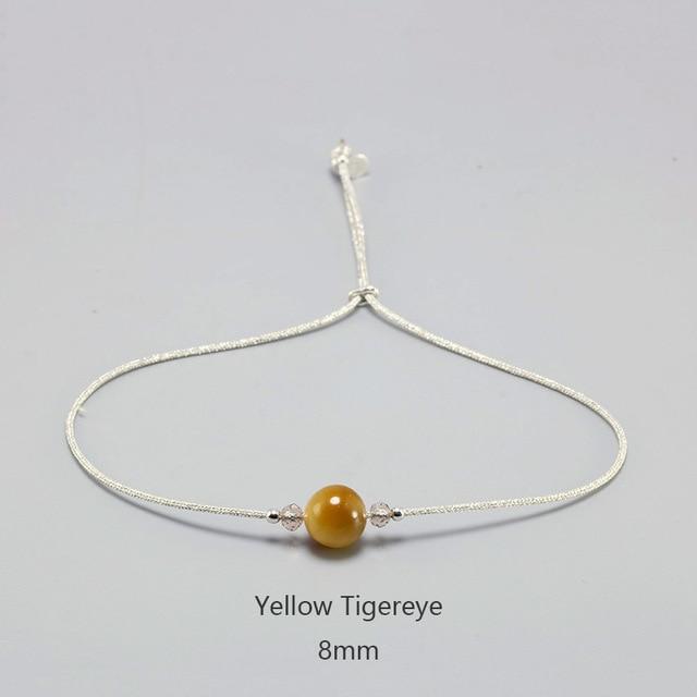 Buddhatrends Bracelet Tiger Eyes Delicate Gemstone Bracelets
