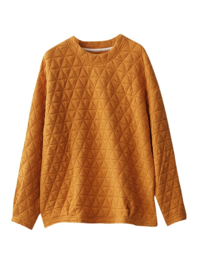 Buddhatrends Cozy Padded O Neck Sweatshirt
