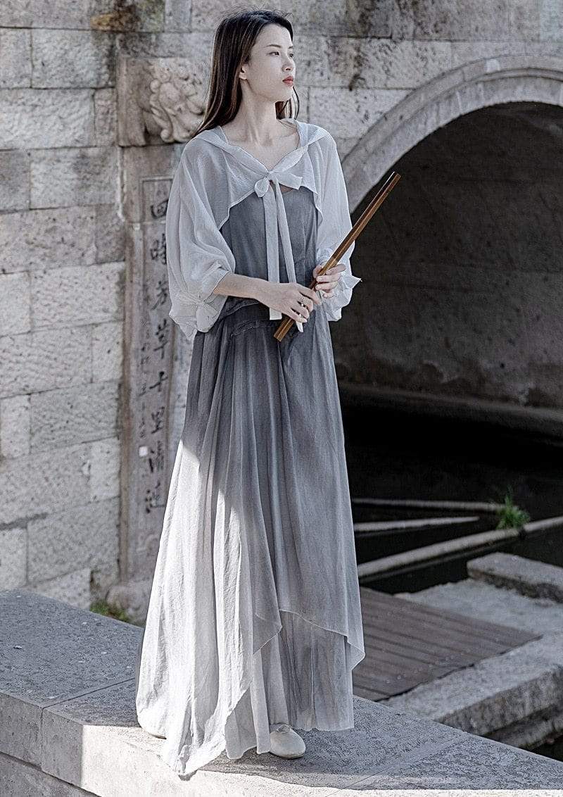 Buddhatrends Dress Amelia Asymmetrical Tie Dye Dress