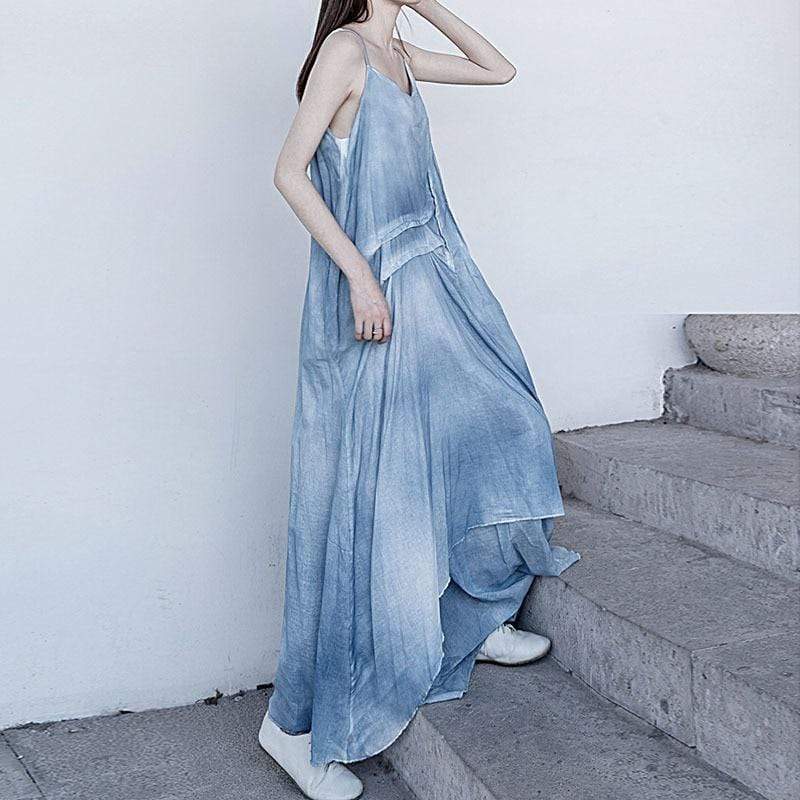 Buddhatrends Dress Amelia Asymmetrical Tie Dye Dress